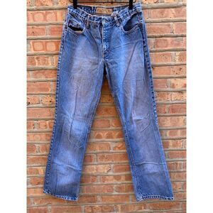 Vintage Y2K Super Faded Medium Wash Low Rise Bootcut Jeans by Mudd Size 11